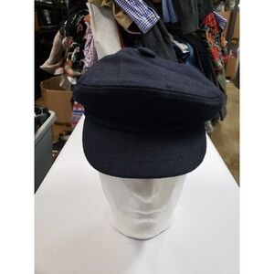 San Diego Hats Mens One Size Black Canvas Lined‎ Flat Top Beanie Wool Blend Cap